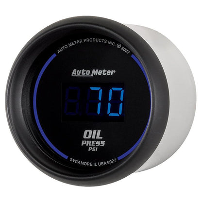 Autometer Cobalt Digital 52.4mm Black 0-100psi Oil Pressure Gauge