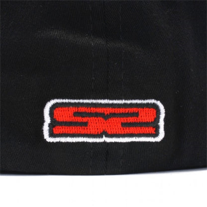 Skunk2 Racing Skunk2 Team Baseball Cap Racetrack Logo (Black) - L/XL