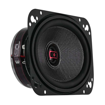 DS18 4x6in 60 Watts RMS 3 ohm 2-Way Coaxial Speakers And Component System w/ Fiberglass Cone