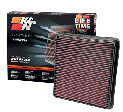 K&N Engineering K&N 07-10 Toyota Tundra/Sequoia/Land Cruiser Drop In Air Filter