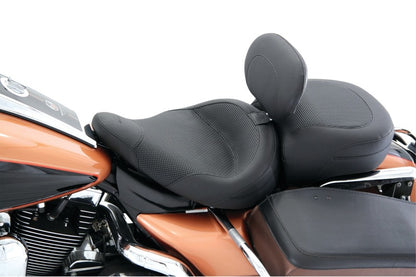 Mustang Motorcycle Mustang 83-21 Harley Electra Glide,Rd King Police Standard Touring Passenger Seat Textured - Black
