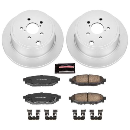 PowerStop Power Stop 13-16 Subaru BRZ Rear Z17 Evolution Geomet Coated Brake Kit