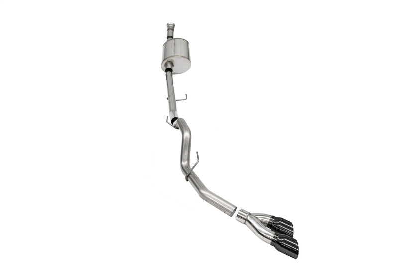CORSA Performance Corsa 2021-2025 Ford F-150 SuperCab/6.5in Bed 5.0L V8 Sport Cat-Back Single Side Exit-Black PVD