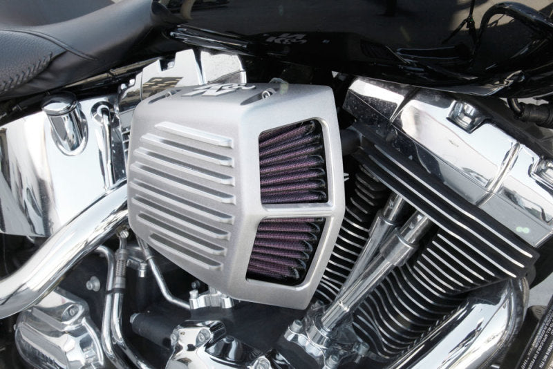 K&N Engineering K&N Street Metal Intake System - Shaker Touring 2017 Silver Intake System-Harley-Davidson