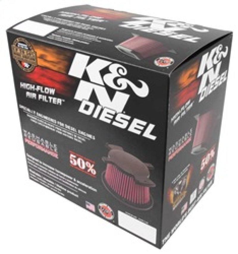 K&N Engineering K&N 2017 Ford F250 Super Duty V8-6.7L DSL Replacement Drop In Air Filter