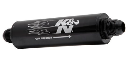 K&N Engineering K&N 2in OD x 9in L 10AN 25 Micron In-Line Fuel/Oil Filter