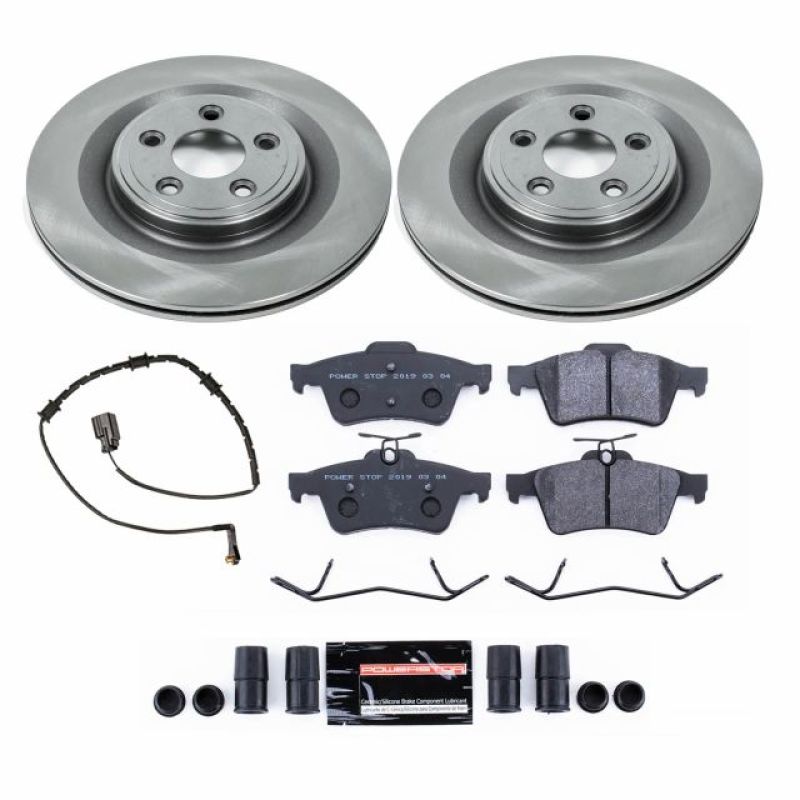 PowerStop Power Stop 10-15 Jaguar XF Rear Track Day SPEC Brake Kit