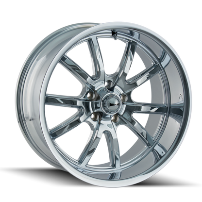 Ridler Wheels Ridler 650 18x9.5 / 5x120.65 BP / 0mm Offset / 83.82mm Hub Chrome Wheel
