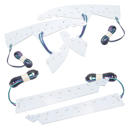 ORACLE Lighting Oracle 14-15 GMC Sierra Headlight DRL Upgrade Kit - ColorSHIFT w/o Controller