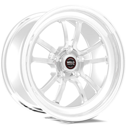 Weld S70 17x10.5 / 5x120mm BP / 7.7in. BS Polished Wheel (High Pad) - Non-Beadlock