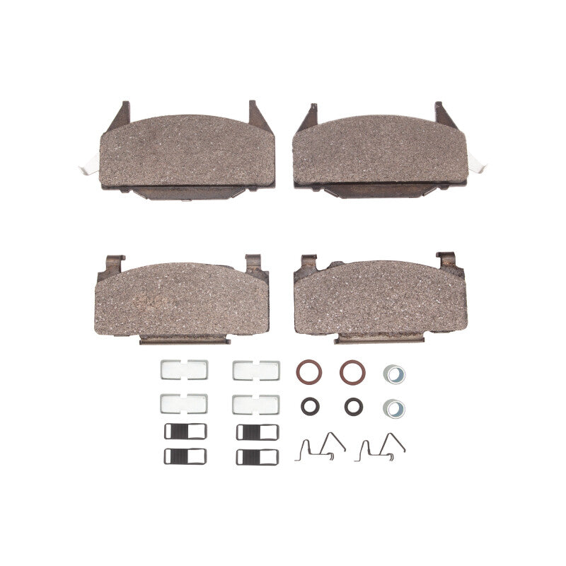 R1 Concepts R1 80-82 Chevrolet Chevette Front Semi Met Pads & Hardware Kit