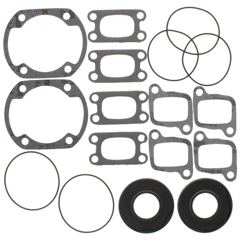 Vertex Pistons Vertex Gaskets 1977 Moto ski Nuvik 343 Early Model FC/2 Complete Gasket Kit w/ Oil Seals