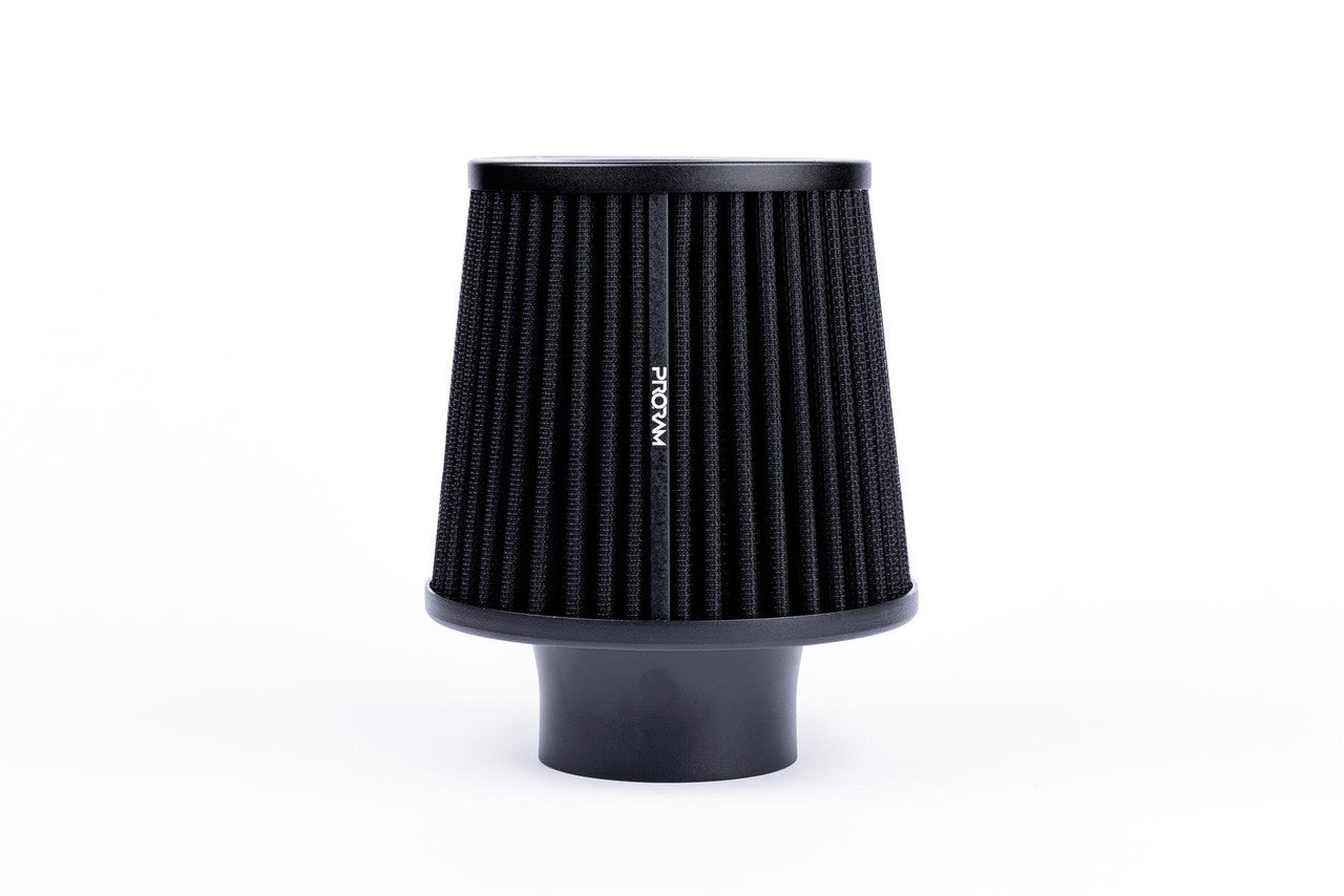 Ramair PJ-150-80-BK Universal Pleated Multi Fit Cone Air Filter - 80mm OD Aluminium Neck