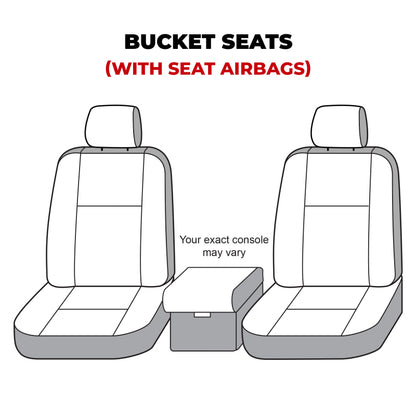 Covercraft 11-16 Dodge Ram Carhartt SeatSaver Custom Front Row Seat Covers - Brown