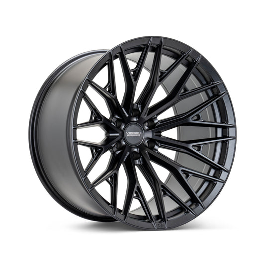 Vossen HFX-6 22x12 - 6x135 - ET-44 - Ultra Deep - 87.1 - Satin Black Wheel
