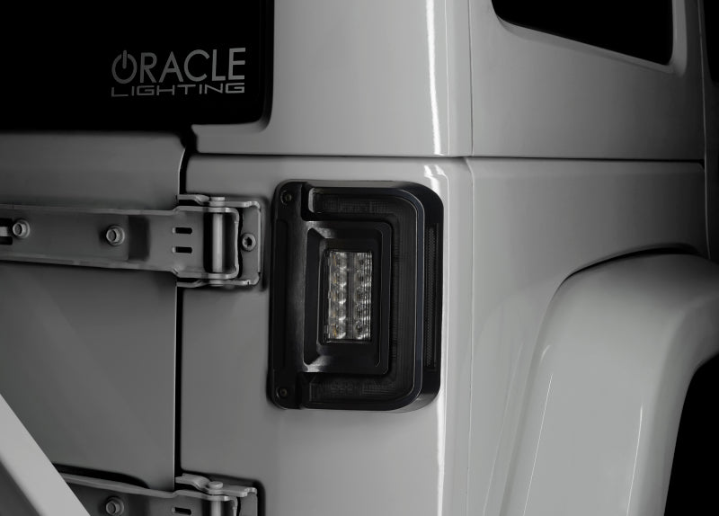 ORACLE Lighting Oracle 07-17 Jeep Wrangler JK Flush Mount LED Tail Lights - Tinted