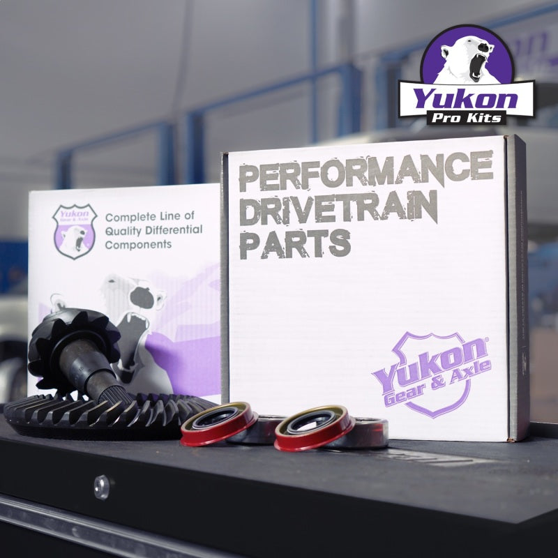 Yukon Gear & Axle Yukon Gear 8.8in Ford 3.31 Rear Ring & Pinion Install Kit 2.53in OD Axle Bearings and Seals