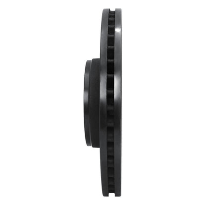R1 Concepts R1 05-11 Audi A6 (USA/Canada) Front Right Drilled & Slotted Black Brake Rotor