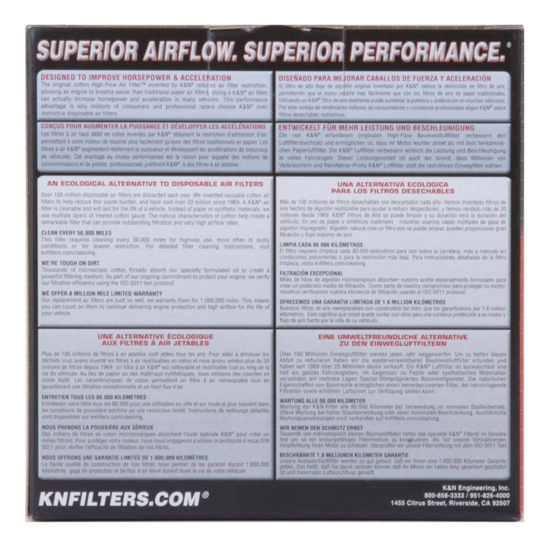 K&N Engineering K&N 91-93 Mercedes Benz 190E Replacement Air Filter