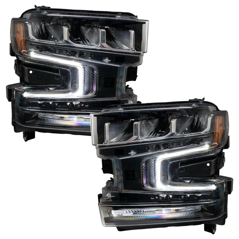 ORACLE Lighting Oracle 19-21 Chevy Silverado 1500 RGB+W Headlight DRL Upgrade Kit - ColorSHIFT 2