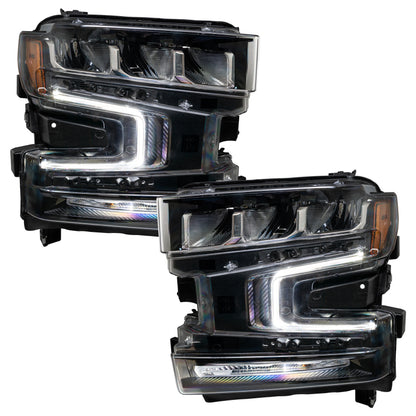 ORACLE Lighting Oracle 19-21 Chevy Silverado 1500 RGB+W Headlight DRL Upgrade Kit - ColorSHIFT