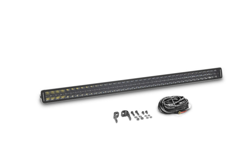 Go Rhino Xplor Blackout Series Dbl Row LED Light Bar (Side/Track Mount) 40in. - Blk