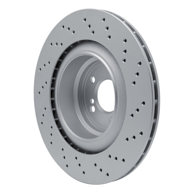 DFC 15-19 BMW X6 Left Rear Drilled Hi-Carbon Alloy Geomet Coated Rotor