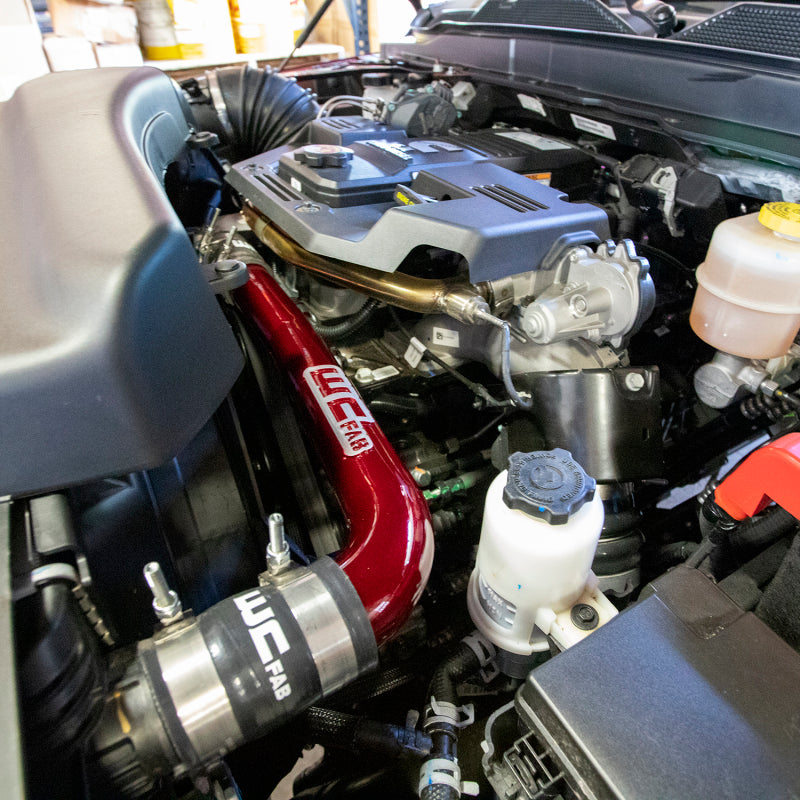 Wehrli 19-23 Cummins 6.7L Upper Coolant Pipe - Bengal Silver