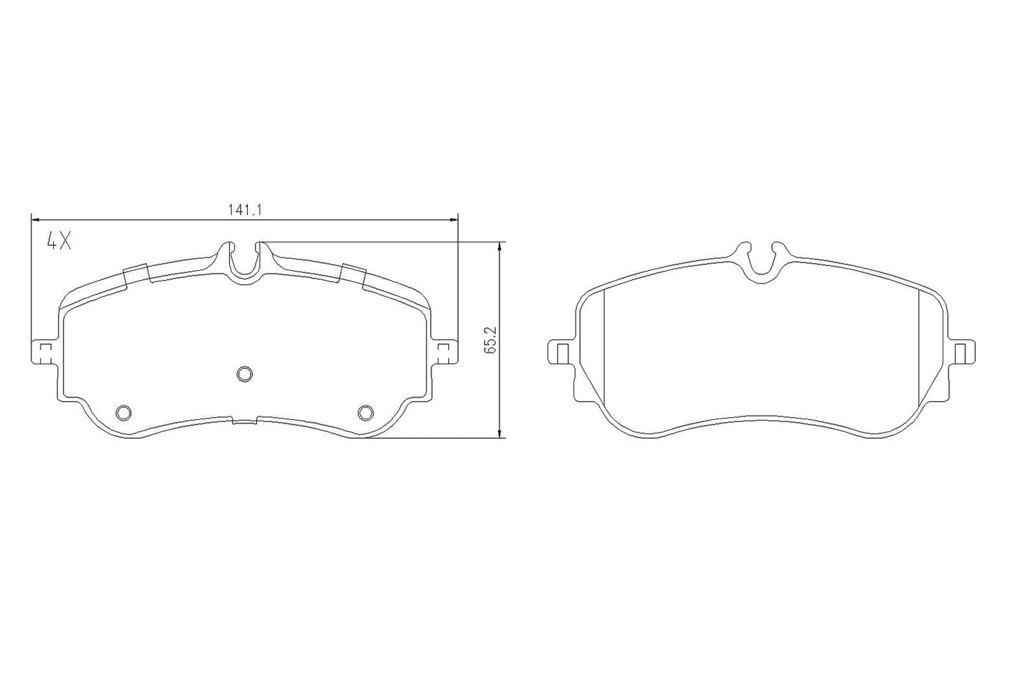 BOGAP A8210287 Brake Pad Set, Disc Brake
