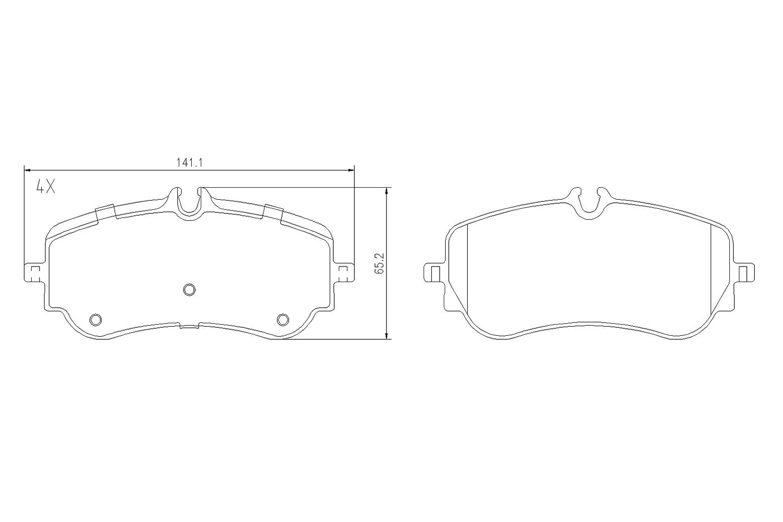 BOGAP A8210287 Brake Pad Set, Disc Brake