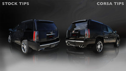 CORSA Performance Corsa 2012-2014 Cadillac Escalade DUB 6.2L V8 Polished Sport Cat-Back Exhaust