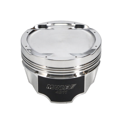 Manley Performance Manley 08+ Mitsubishi 4B11T 86mm STD -11cc Dome 9.0:1 CR Turbo Tuff Series Piston Set w/ Rings