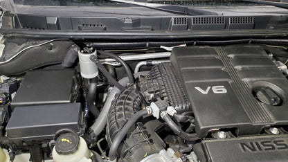 J&L 2022-2026 Nissan Frontier 3.8L V6 Passenger Side Oil Separator 3.0 - Clear Anodized