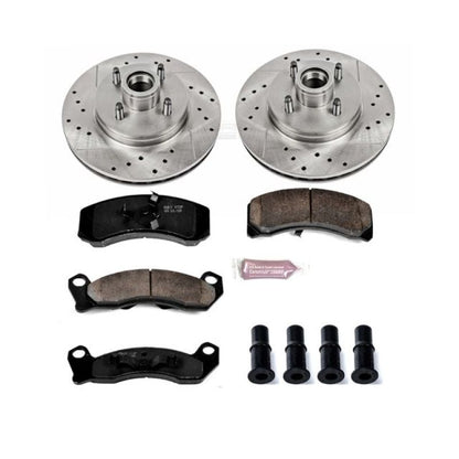 PowerStop Power Stop 87-93 Ford Mustang Front Z23 Evolution Sport Brake Kit