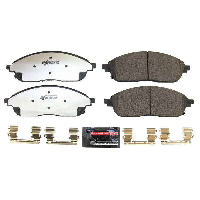 PowerStop Power Stop 2022 Jeep Grand Cherokee Front Z36 Truck & Tow Brake Pads w/Hardware