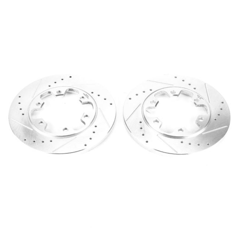 PowerStop Power Stop 15-19 Ford Transit-350 HD Rear Evolution Drilled & Slotted Rotors - Pair