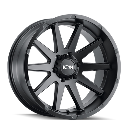 ION Wheels ION Type 143 18x9 / 8x165.1 BP / 18mm Offset / 125.2mm Hub Matte Black Wheel