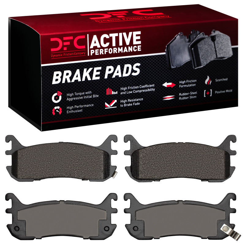 DFC 94-03 Ford Escort Rear Active Performance Pads - Low Metallic
