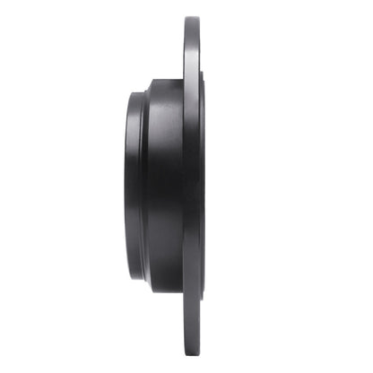 R1 Concepts R1 99-01 Acura RL Rear Right Drilled & Slotted Black Brake Rotor