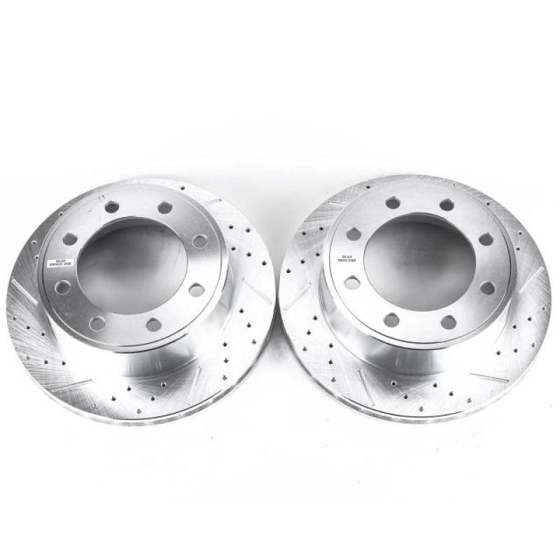 PowerStop Power Stop 2007 Ford E-150 Rear Evolution Drilled & Slotted Rotors - Pair