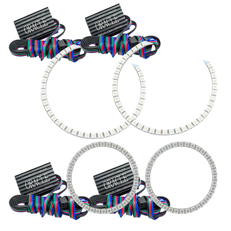 ORACLE Lighting Oracle BMW 3 Series 06-11 Halo Kit - Projector - ColorSHIFT w/o Controller
