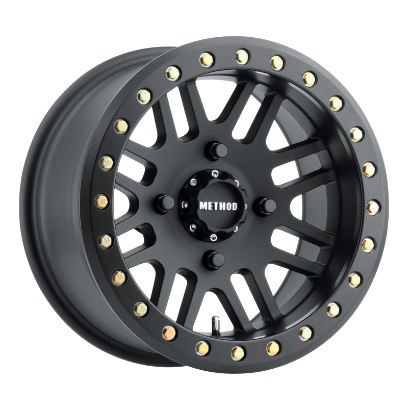 Method Wheels Method MR406 UTV Beadlock 14x8 / 4+4/0mm Offset / 4x136 / 106mm CB Matte Black Wheel