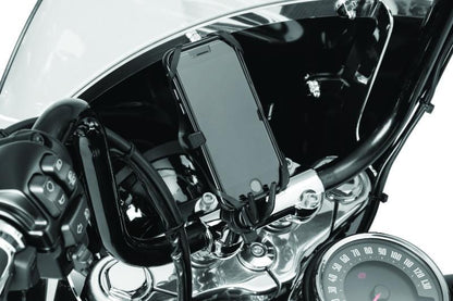 Kuryakyn Free-Flex Device Holder Handlebar Clamp Mount Black