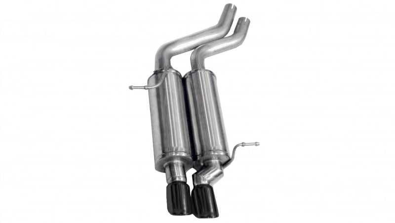 CORSA Performance Corsa 2001-2006 BMW 325i/ci Convertible E46 Black Sport Axle-Back Exhaust