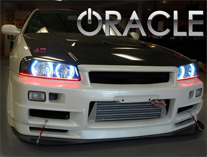 ORACLE Lighting Oracle Nissan Skyline 98-01 Halo Kit - ColorSHIFT