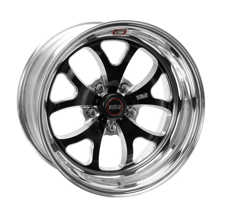 Weld S76 17x10 / 5x115mm BP / 6.8in BS Black Wheel (Medium Pad) - Non-Beadlock