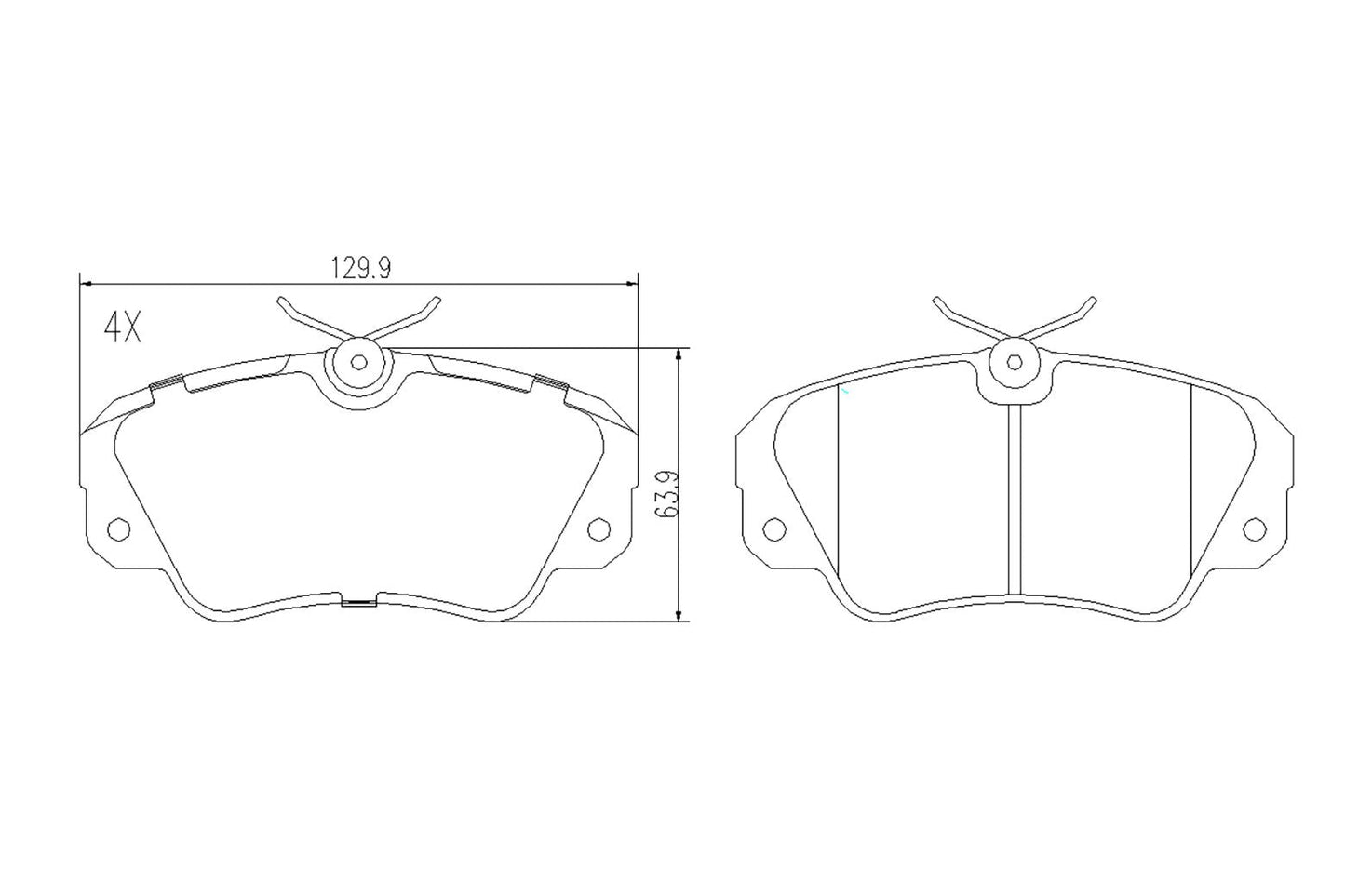 BOGAP L8210102 Brake Pad Set, Disc Brake