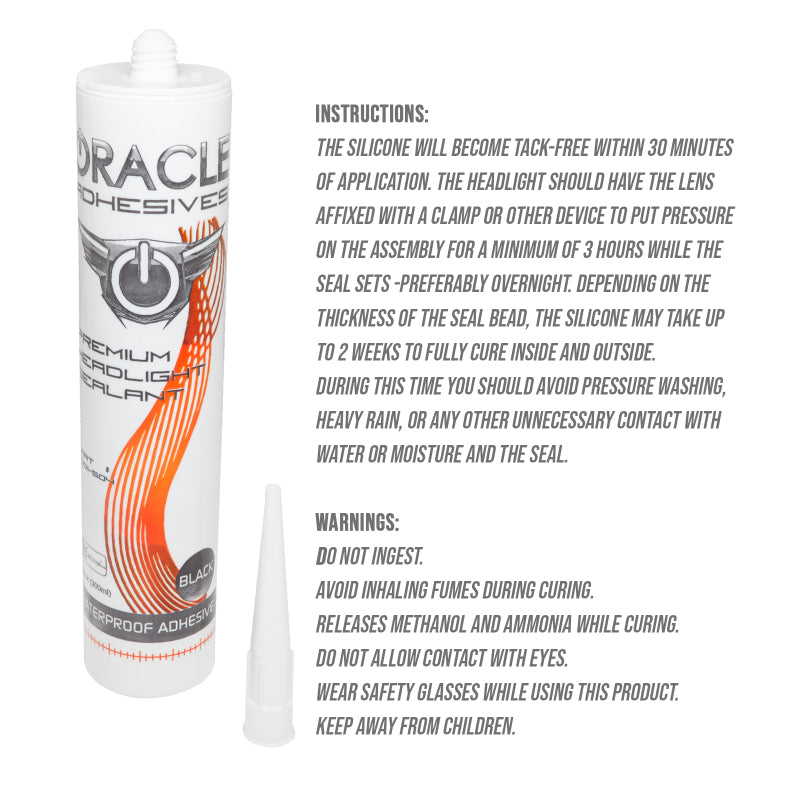 ORACLE Lighting Oracle Headlight Assembly Adhesive - 10 oz Tube