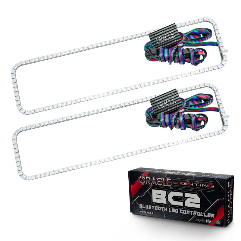 ORACLE Lighting Oracle GMC Sierra 88-98 Halo Kit - ColorSHIFT w/ BC1 Controller