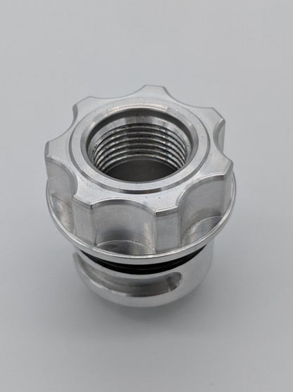 Granatelli Motor Sports Granatelli GM LS/LT / Ford Coyote -10AN ORB Female Threaded Insert Vented Oil Fill Cap - Natural